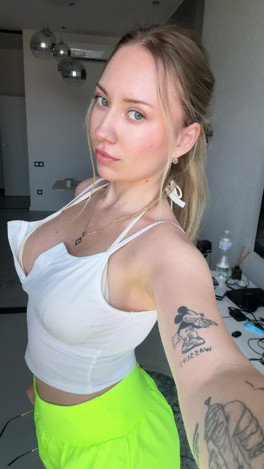 KateV in her underwear in St. Johns