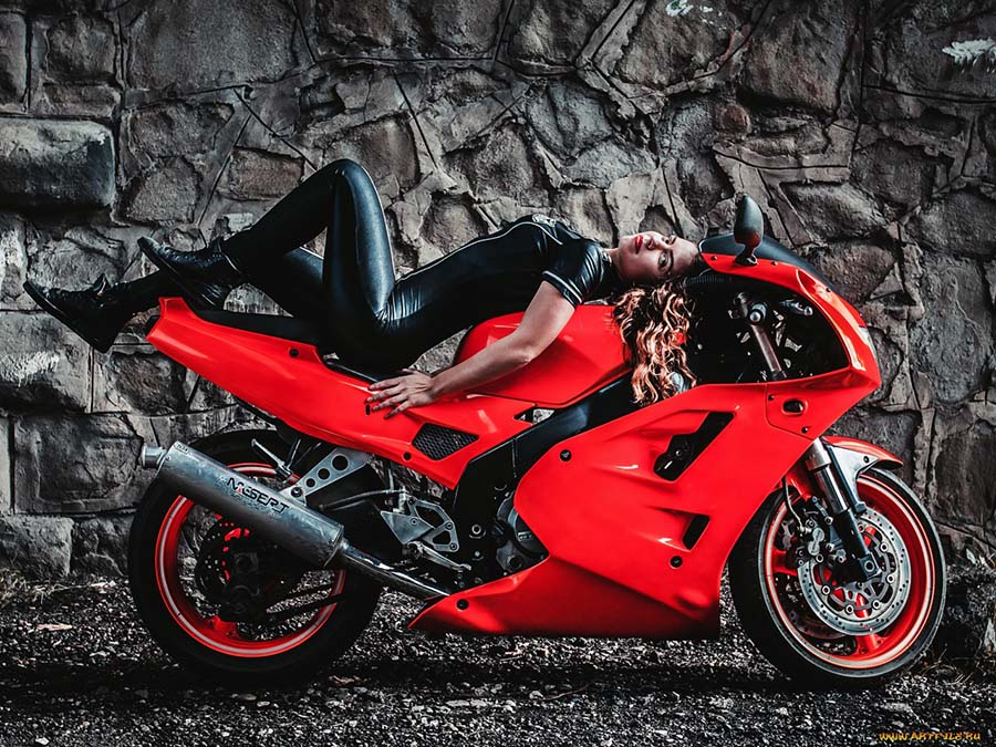 Beautiful girl Beautiful girls and motorcycles in St. Johns